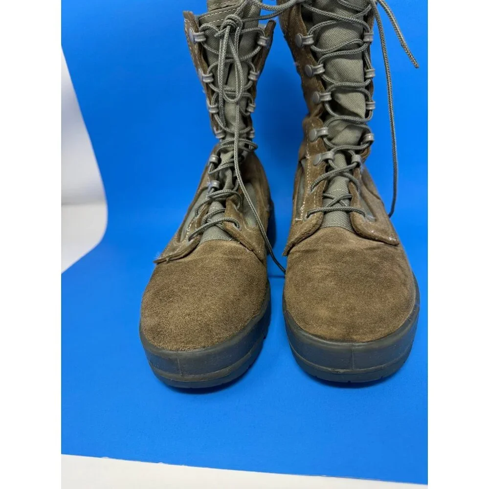 Belleville Steel Toe Combat Boots Gore-Tex Sage Green 600ST Mens 6.5 R